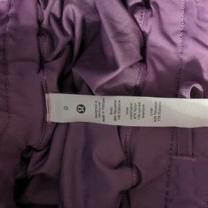 Lulu high waisted shorts light purple size 0